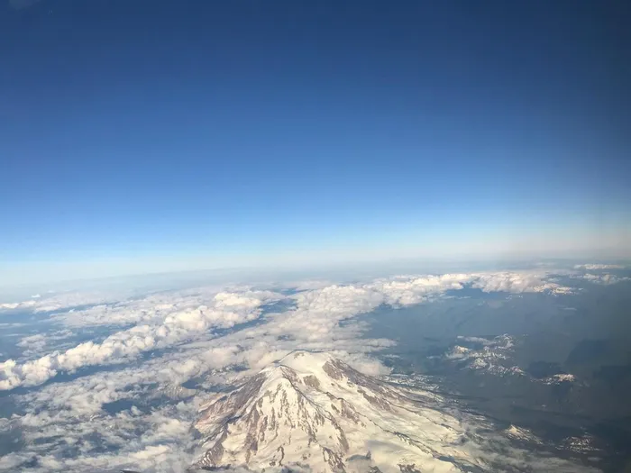 View above the clouds